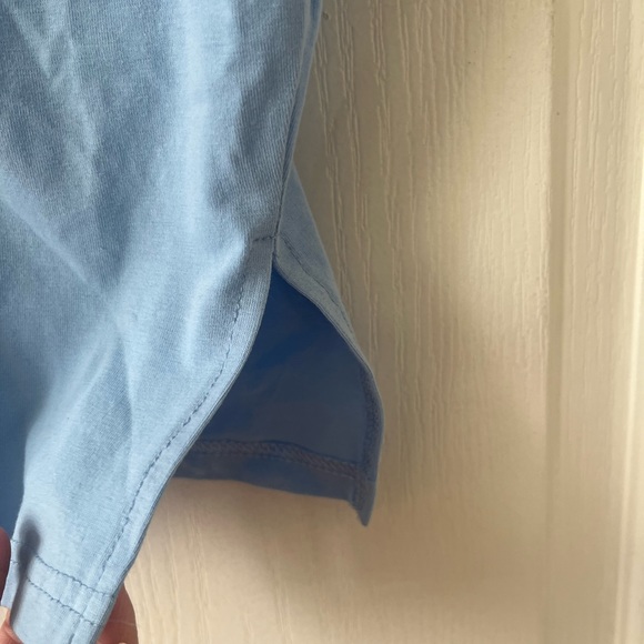 Blue tank with slits - Picture 3 of 5